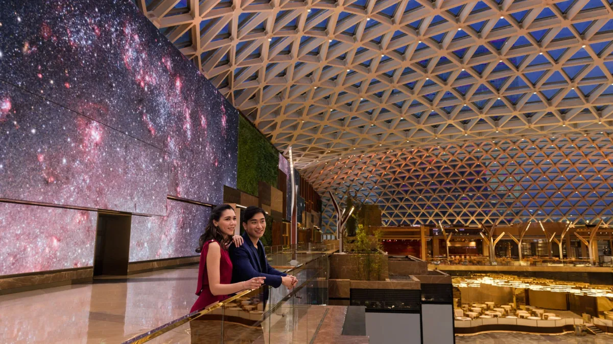 美高梅天幕广场沉浸式数字艺术体验